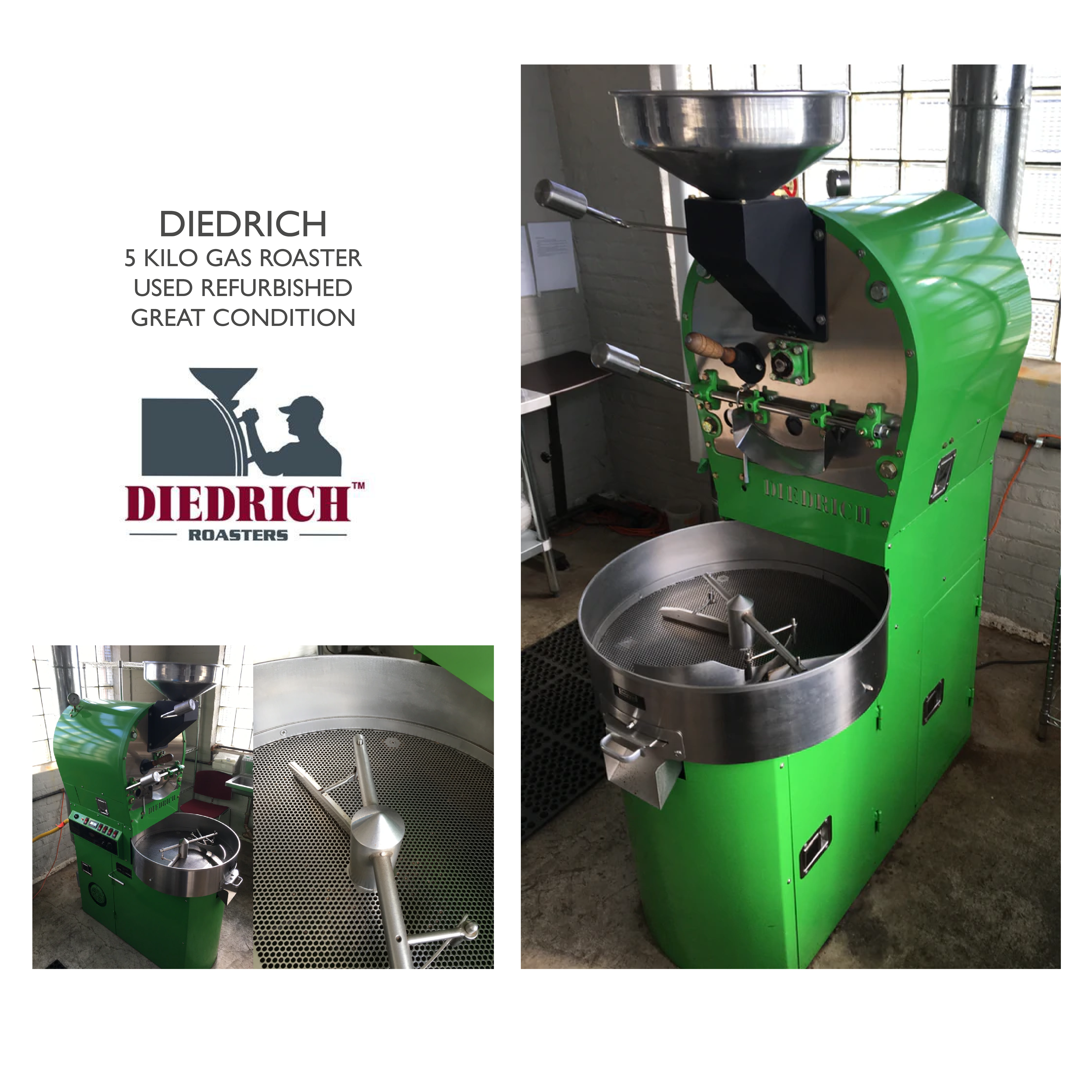 coffee bean roaster used diedrich coffee roaster for sale