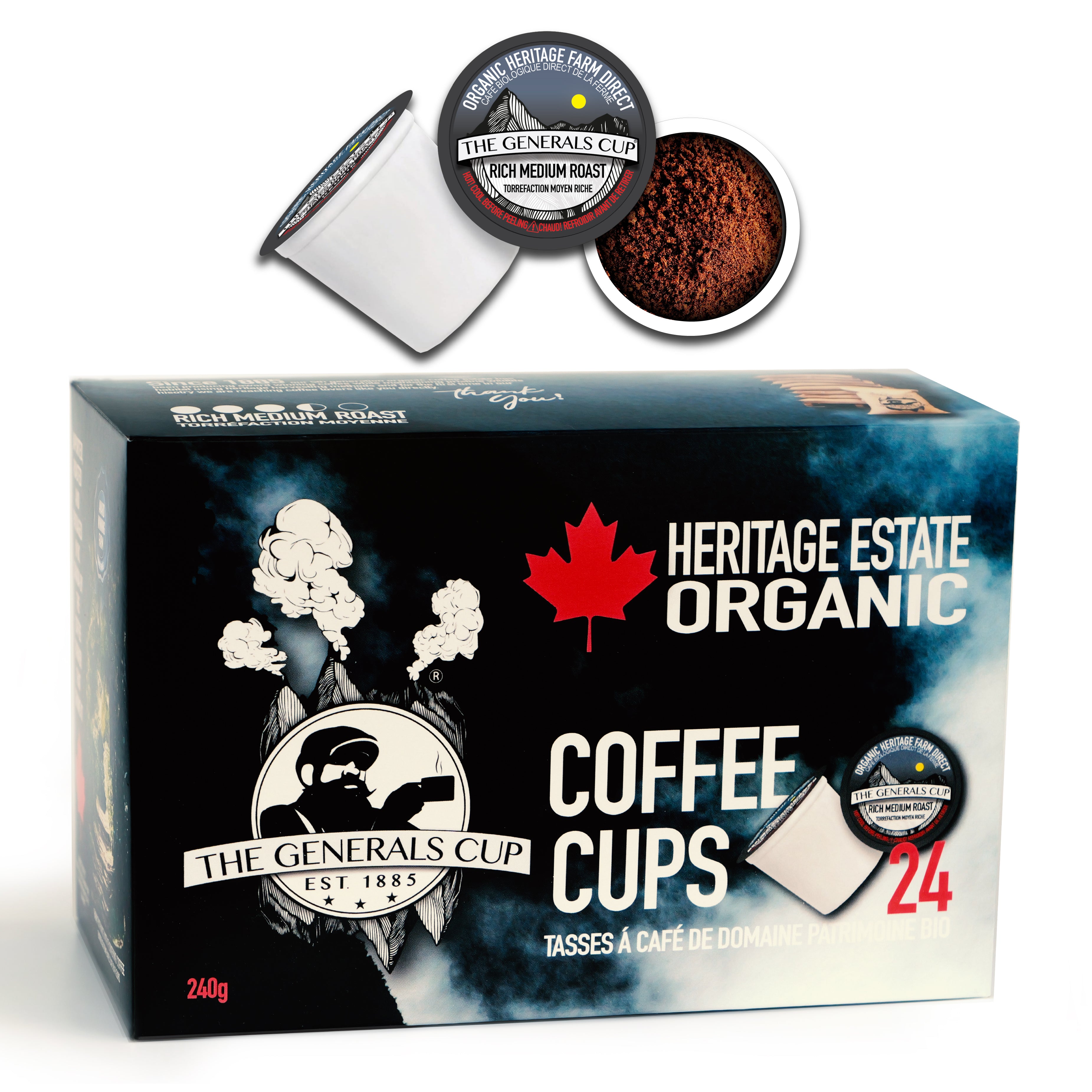 Rich Medium Roast Coffee Pods 24Pck