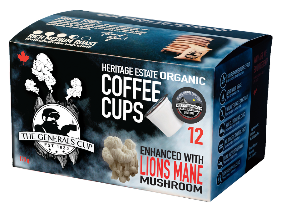 Lions Mane Mushroom Coffee Pods 12Pck