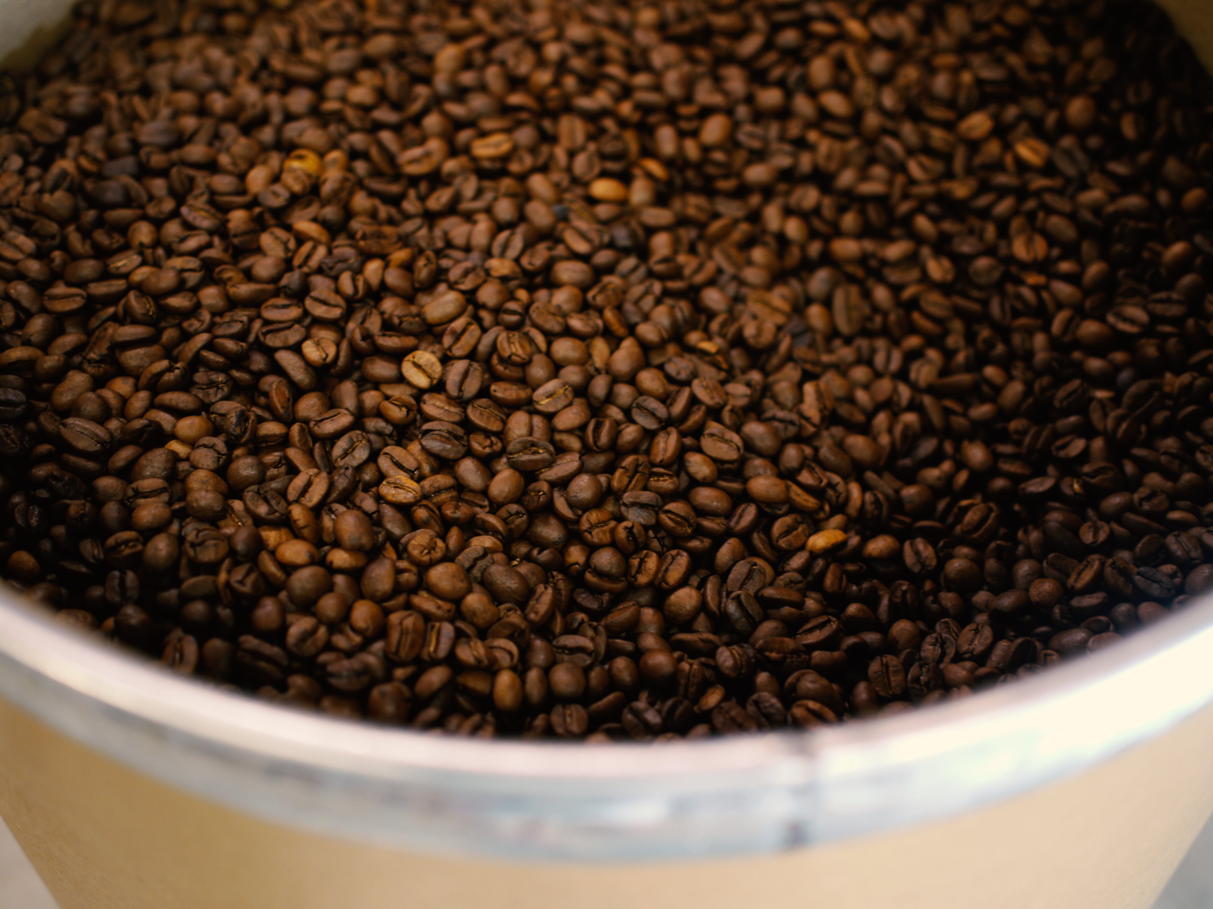 40Lb ROASTED COFFEE IN REUSABLE TUBS