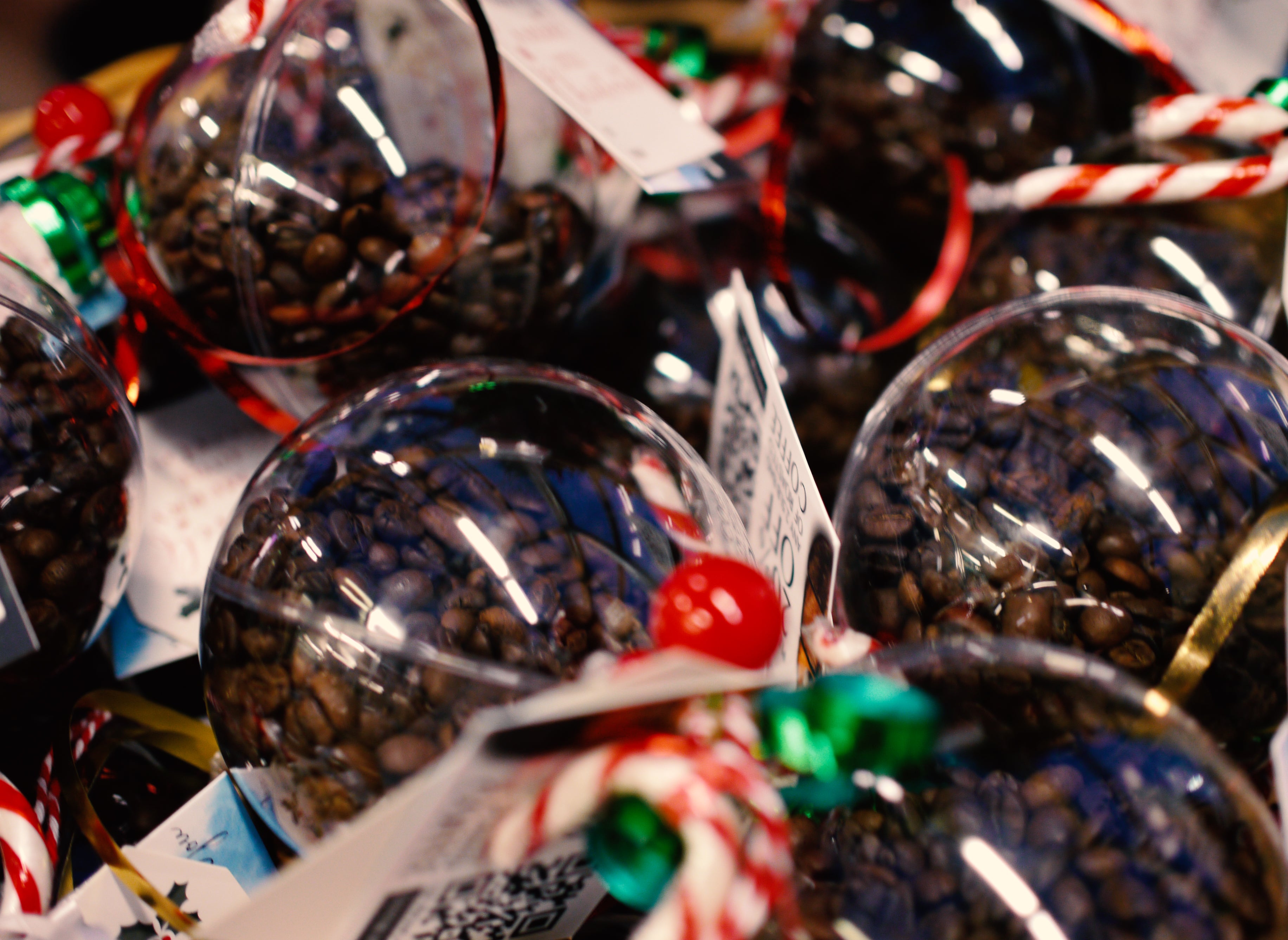 Christmas Ornament With Roasted Coffee