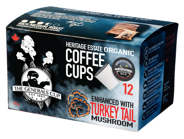 Turkey Tail Mushroom Coffee Pods 12Pck