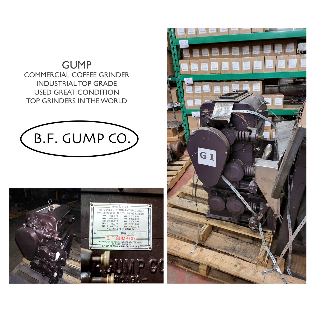 Capco Rgp Grinder GUMP C0. INDUSTRIAL COFFEE GRINDER – The Generals Cup