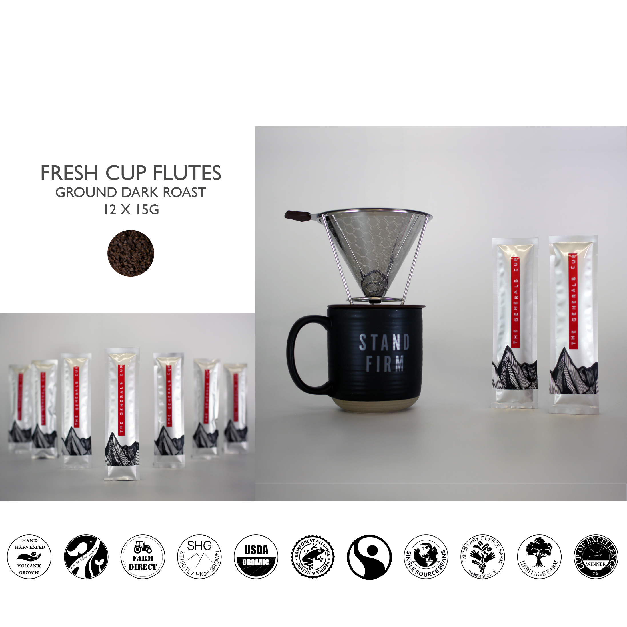 FRESH GROUND FLUTES 12 PACK